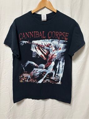 RARE perfect condition 2002 Cannibal Corpse Band T-shirt graphics on both sides